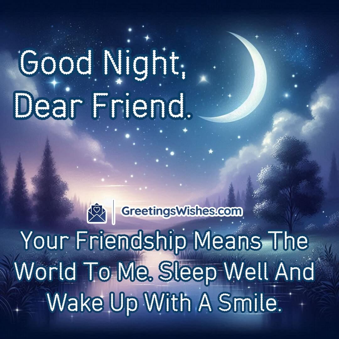 Good Night Message For Friend