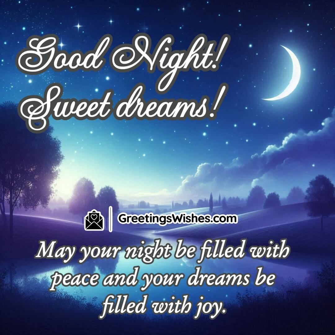 Good Night Sweet Dream Message For Friends