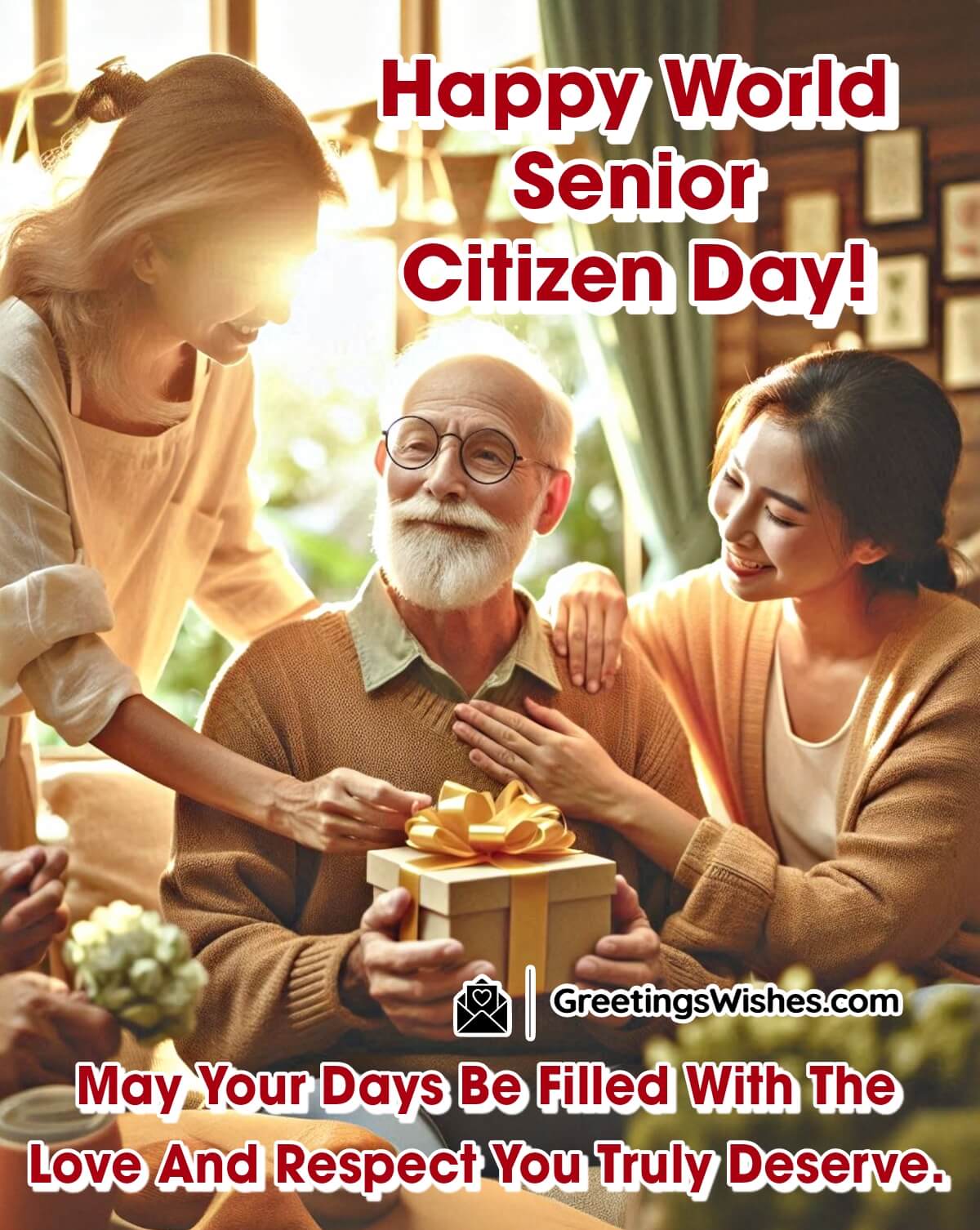 Happy World Senior Citizen Day Greetings