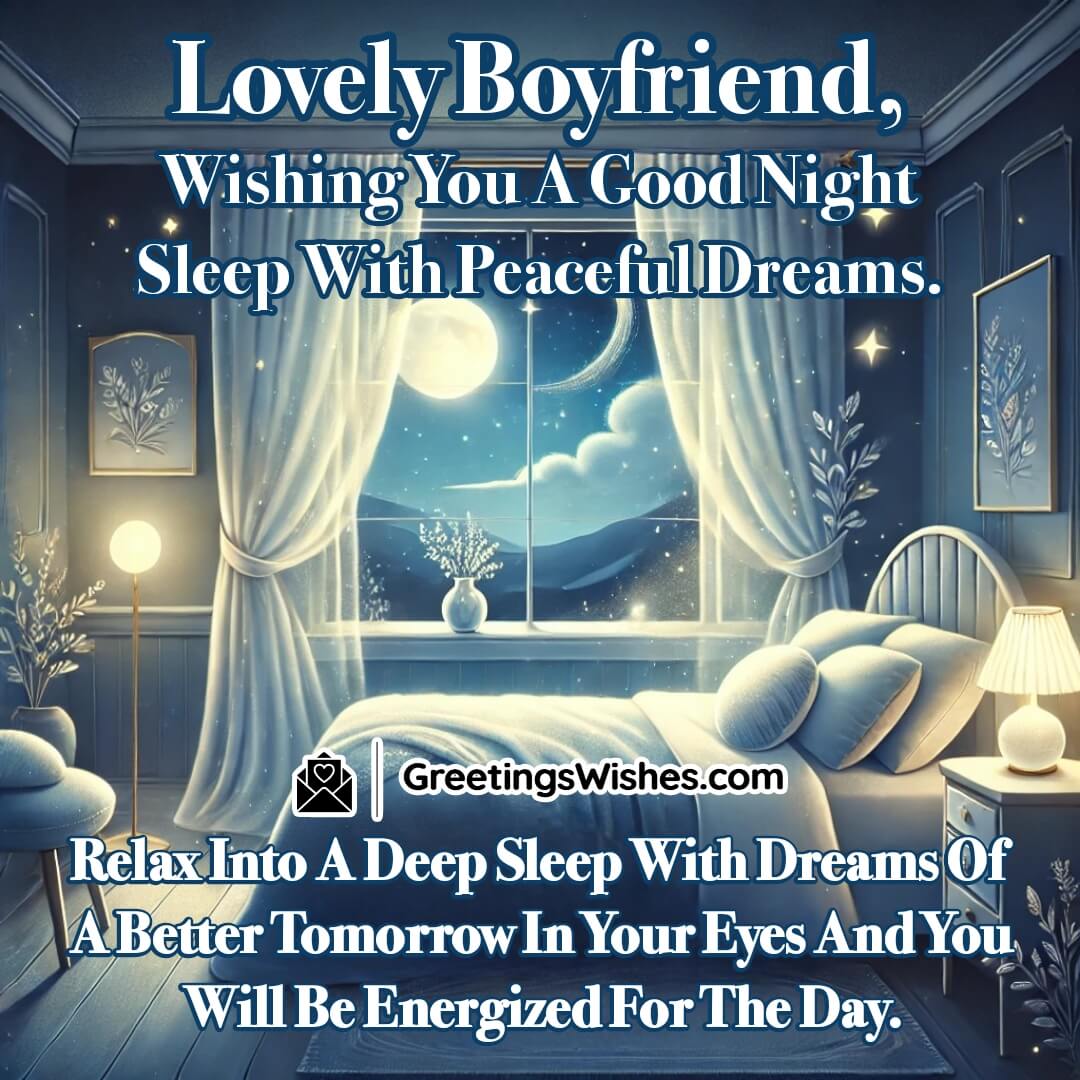 Lovely Good Night Message To Boyfriend