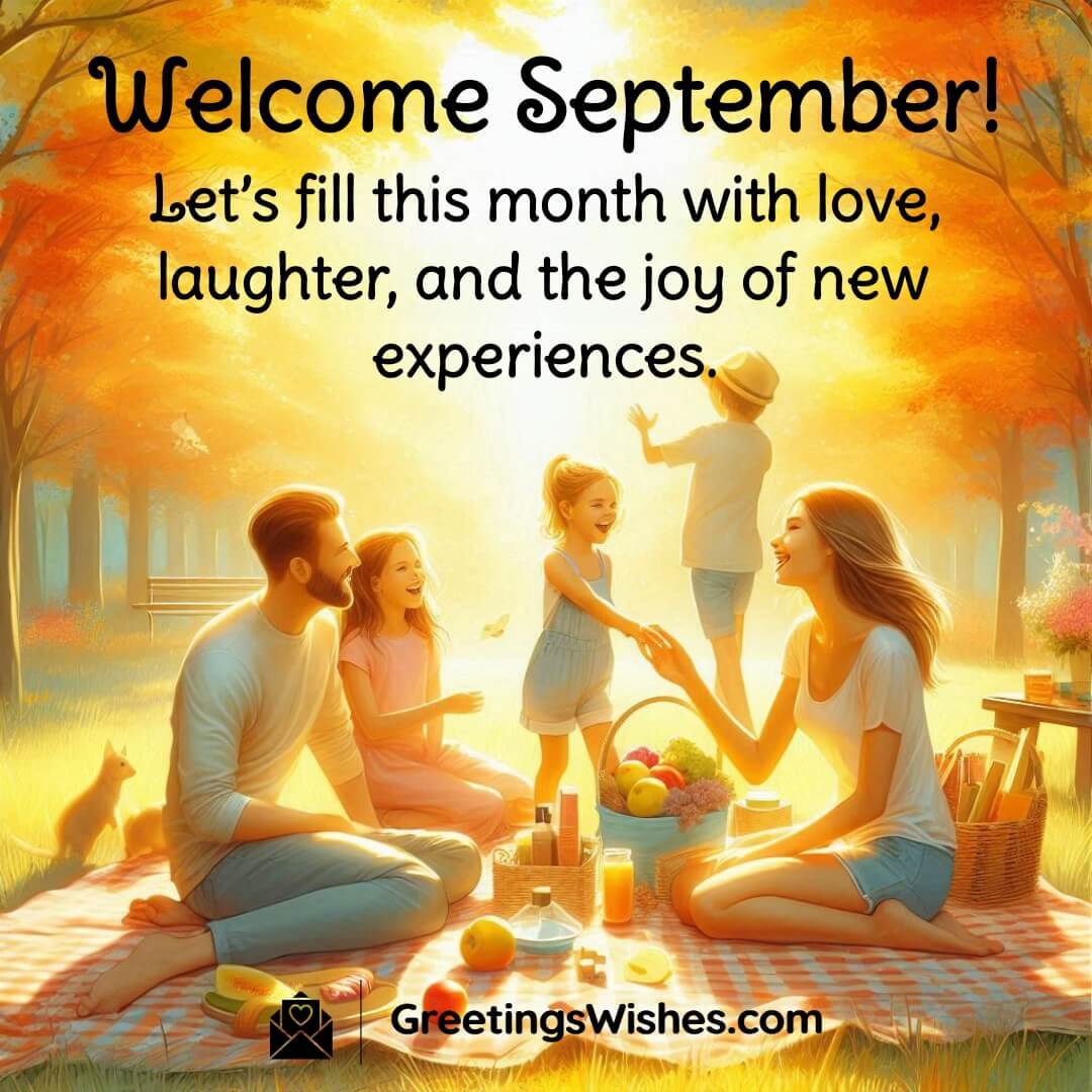 Welcome September Message