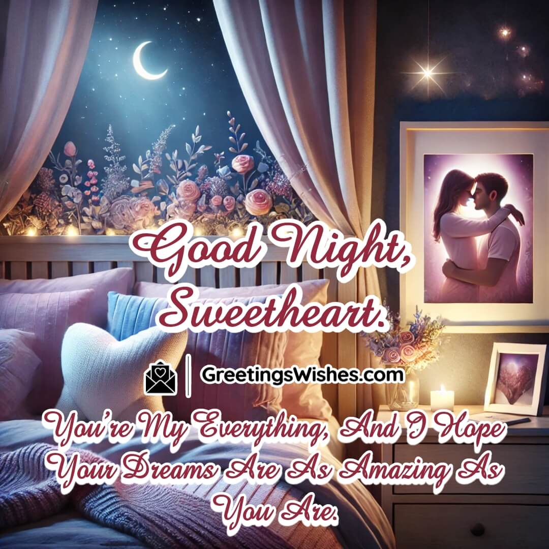 Good Night Message For Sweetheart