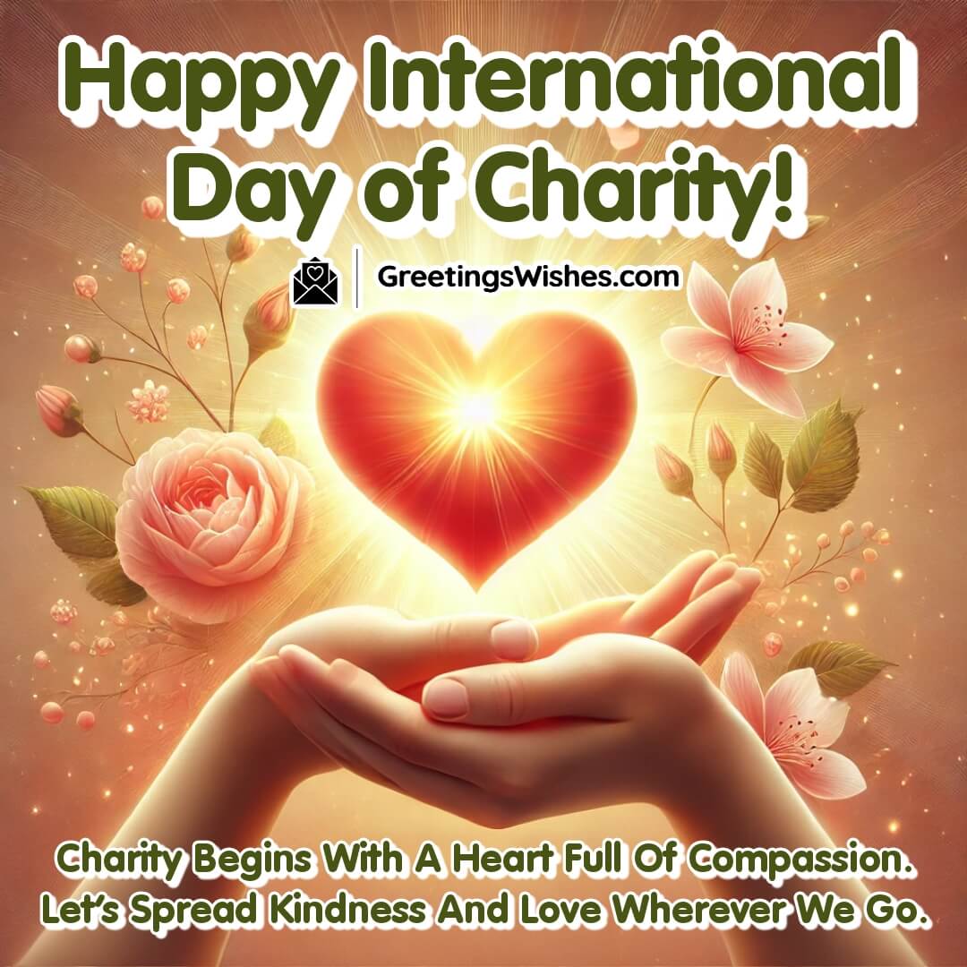 Happy International Day Of Charity!