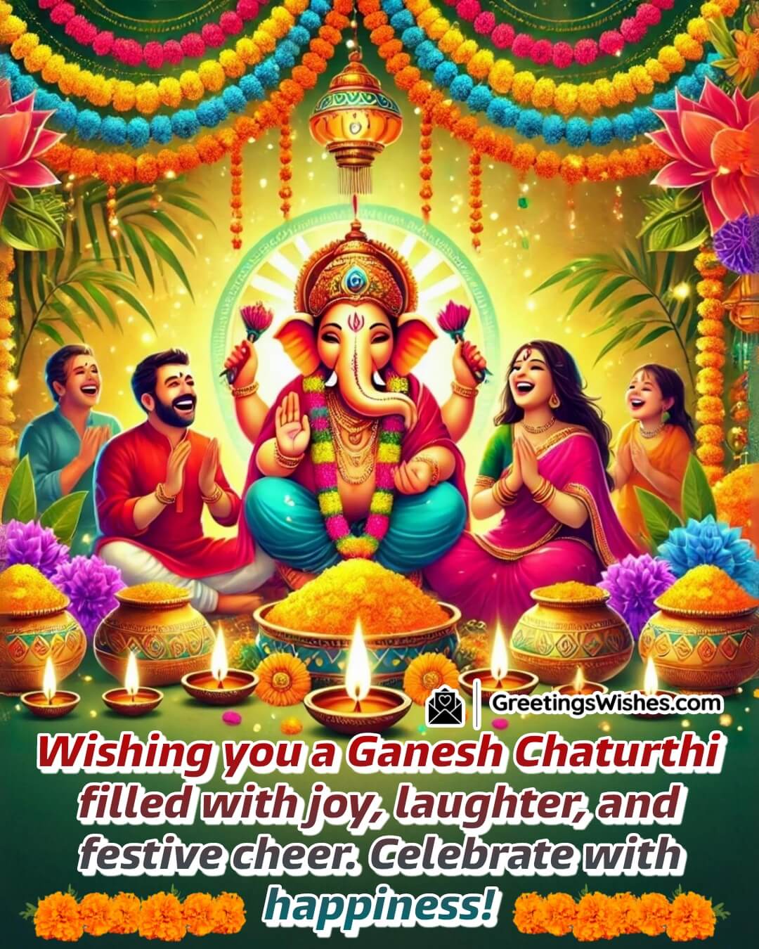 Joyful Ganesh Chaturthi Festive Wishes