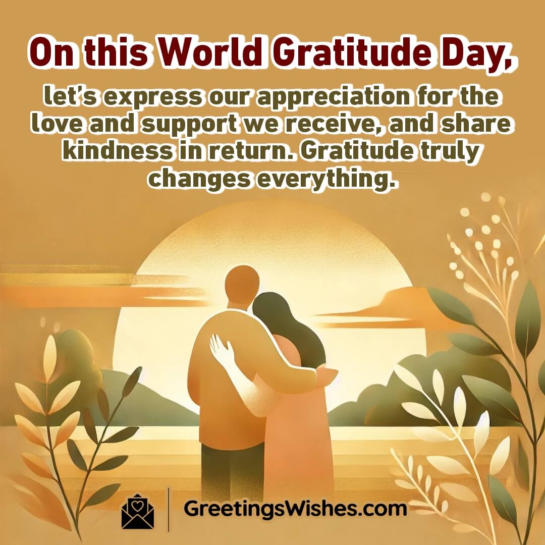 World Gratitude Day Messages