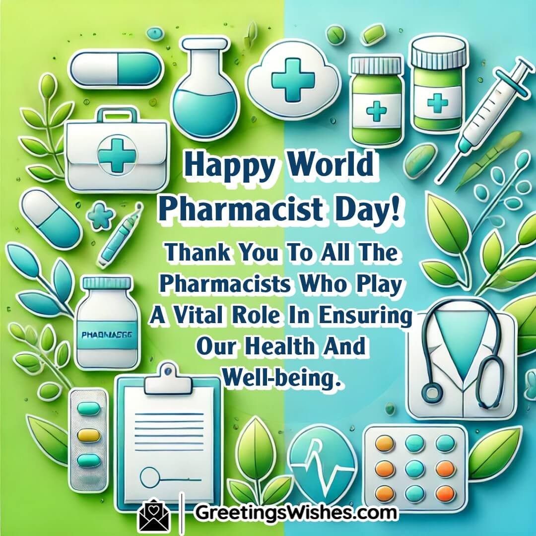 World Pharmacist Day Thank You Message