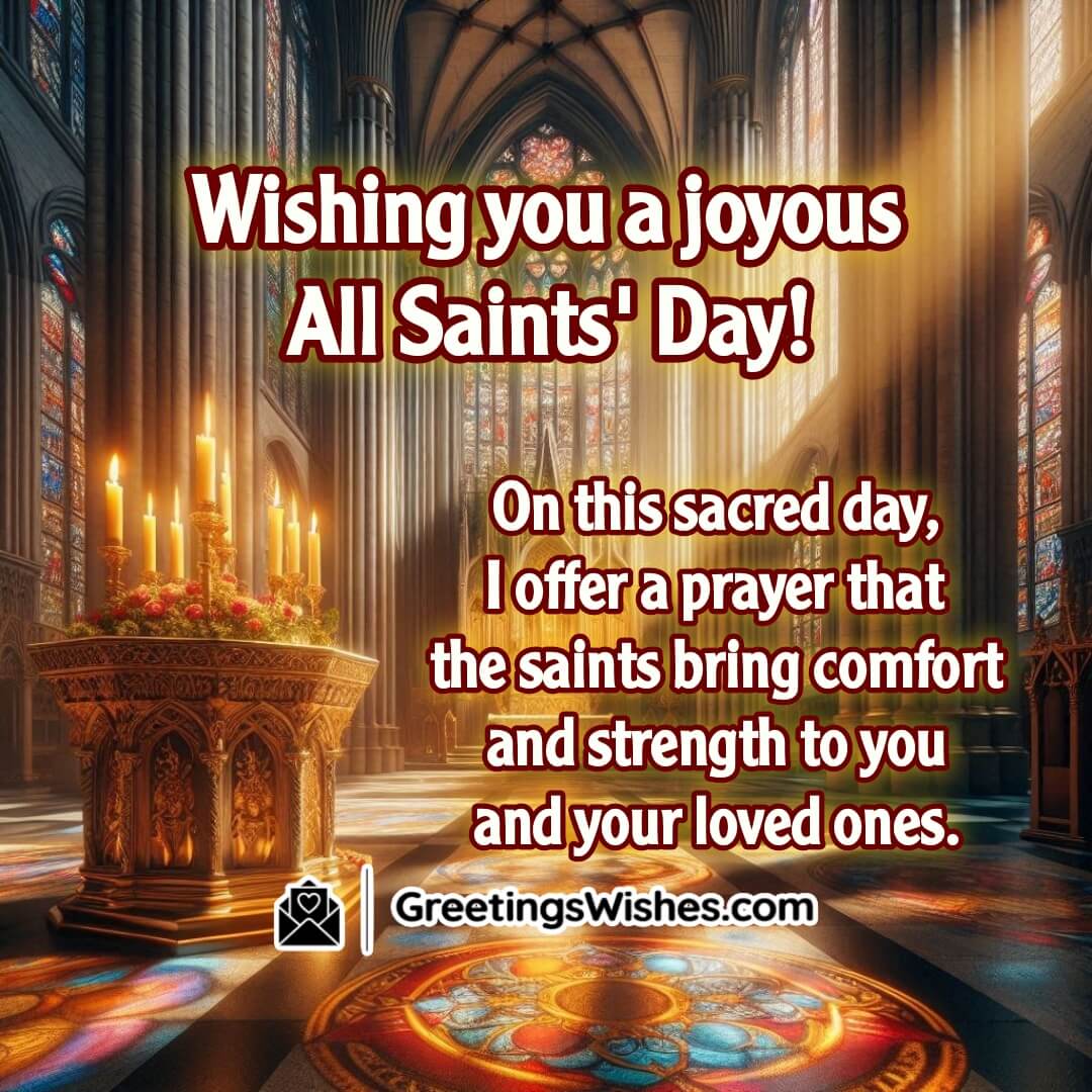 All Saints Day Prayers & Blessings