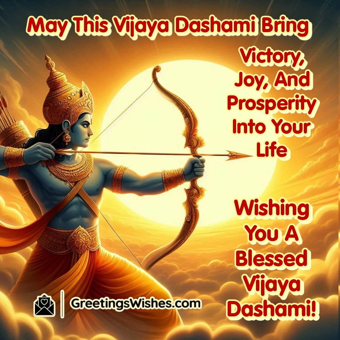 Blessed Vijaya Dashami Greeting