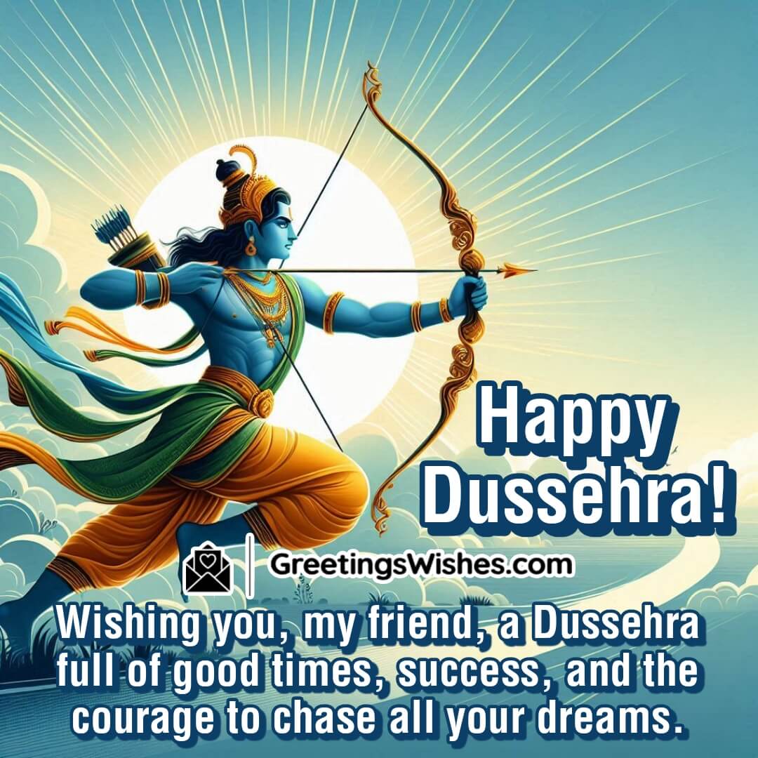 Dussehra Wishes For Friend