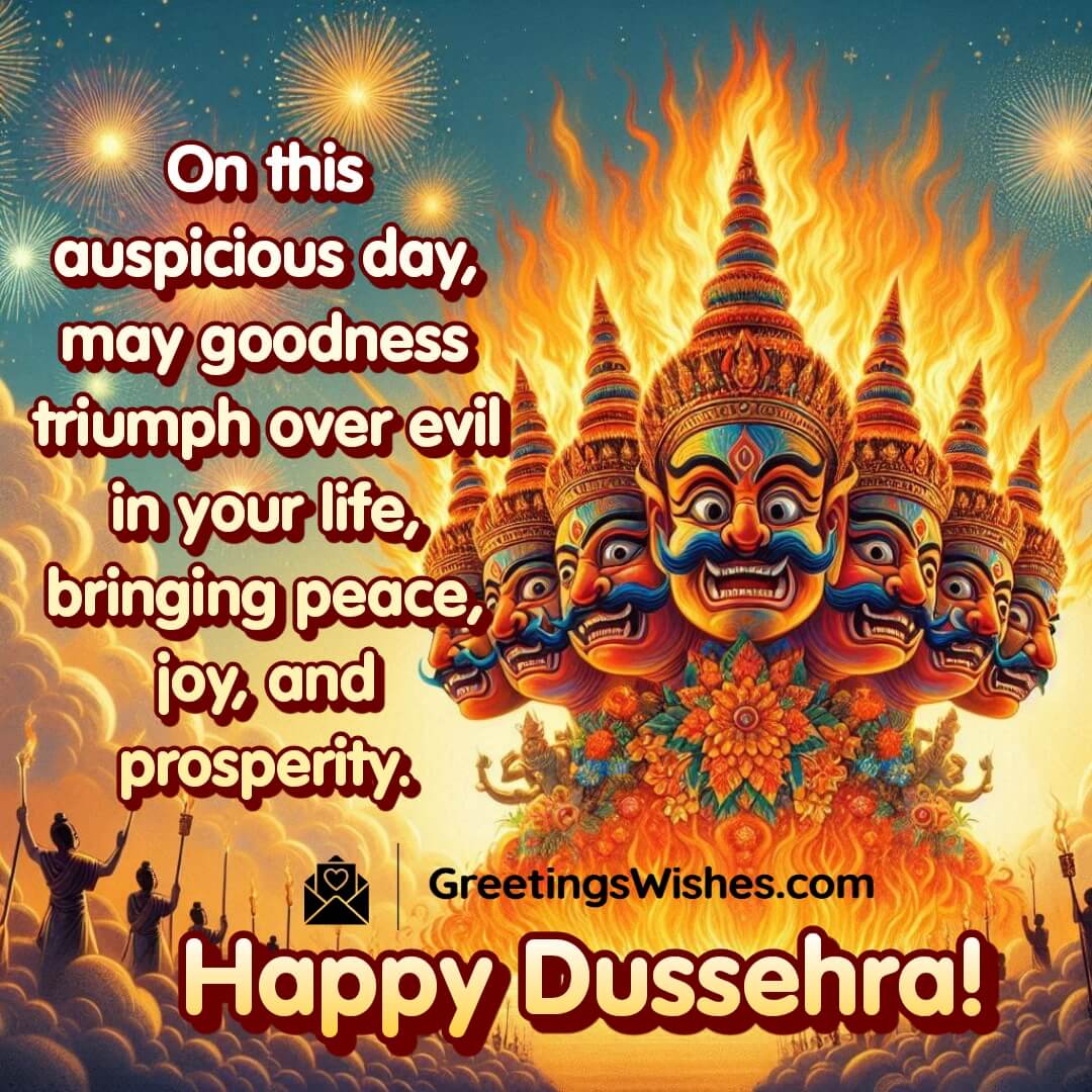 Dussehra Wishes Image