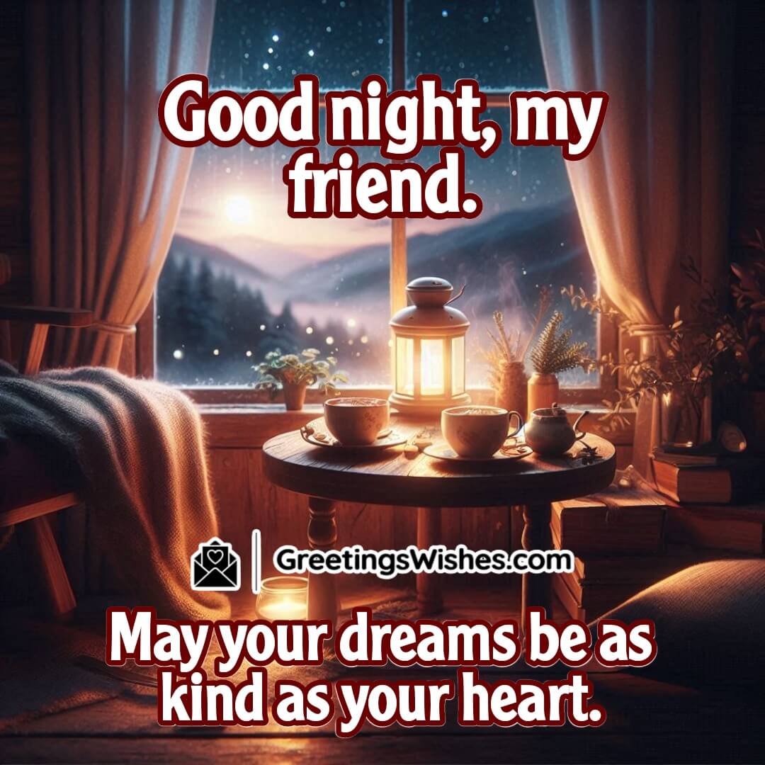 Good Night Message For Friend