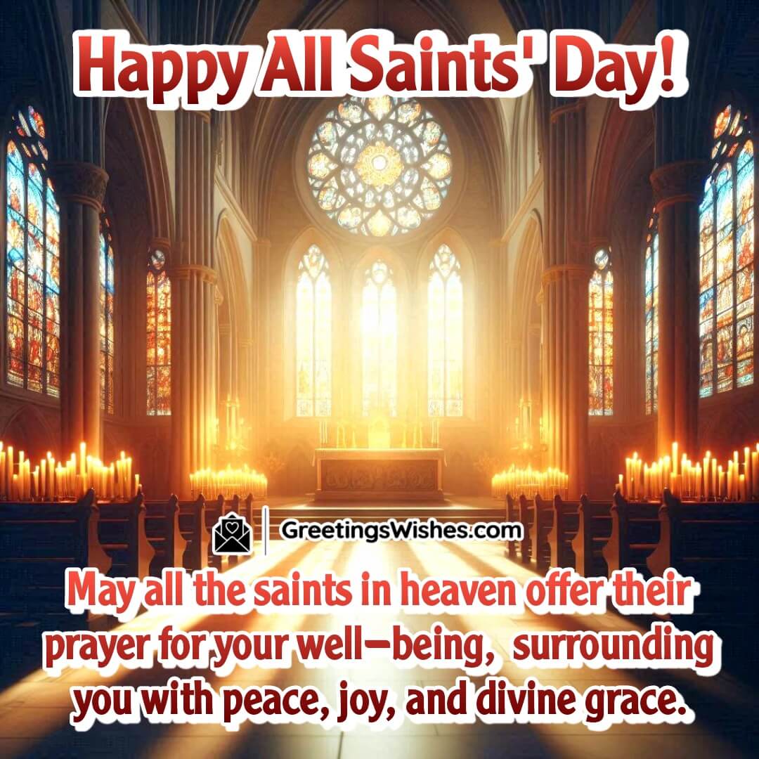 Happy All Saints Day Prayer & Blessing