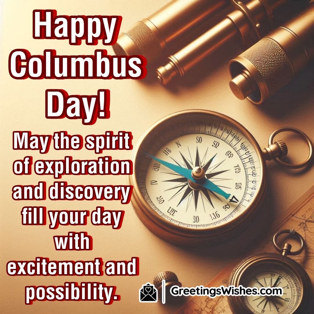 Happy Columbus Day Wishes