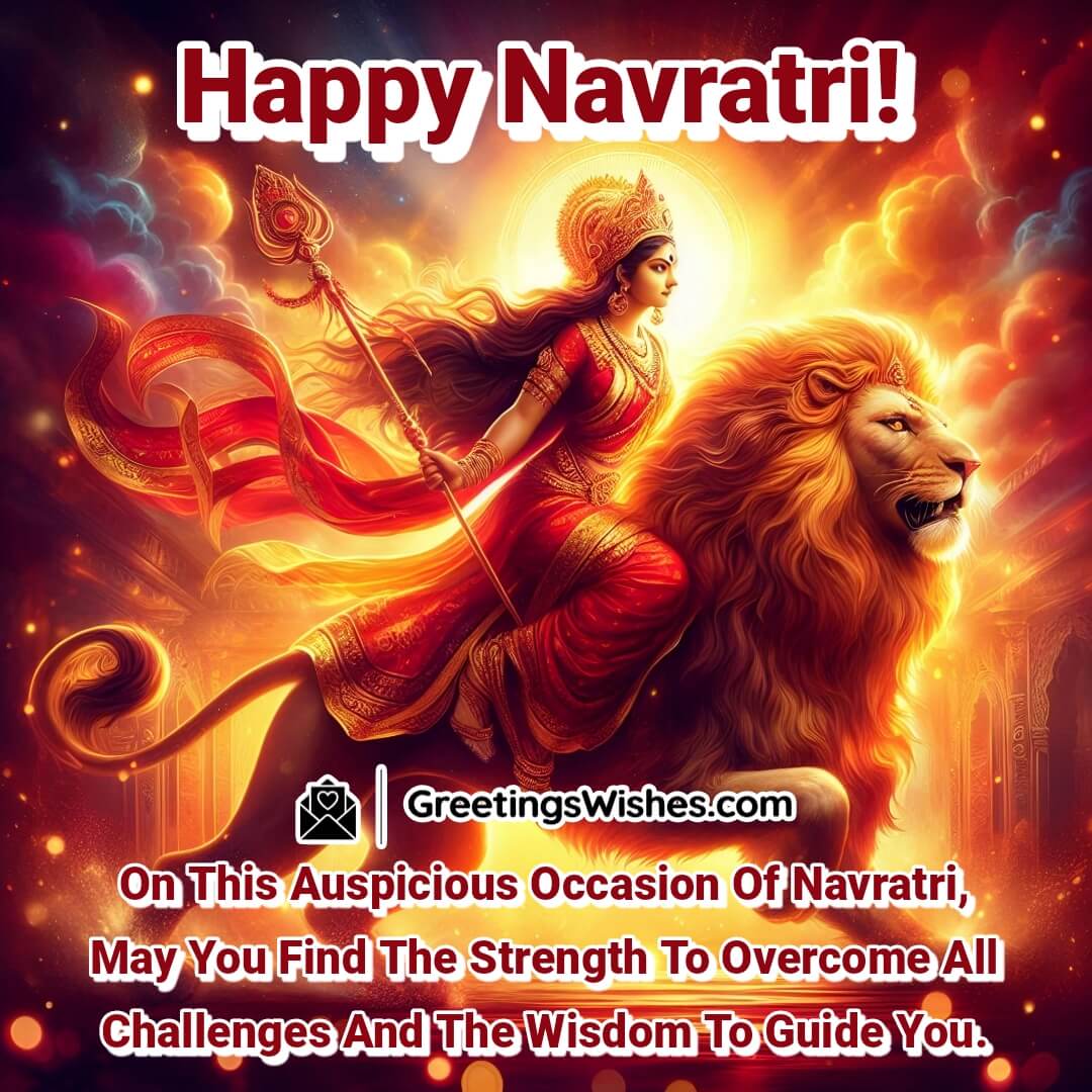 Happy Navratri Maa Durga Wish