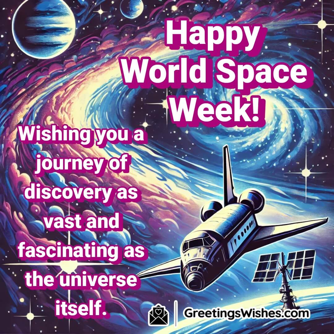 Happy World Space Week Wish Pic