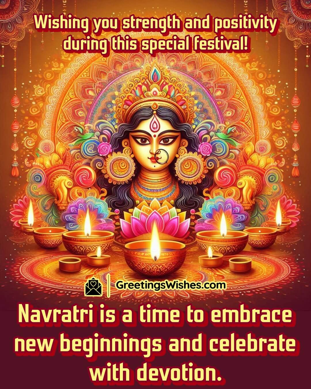 Navratri Celebration Status Pic