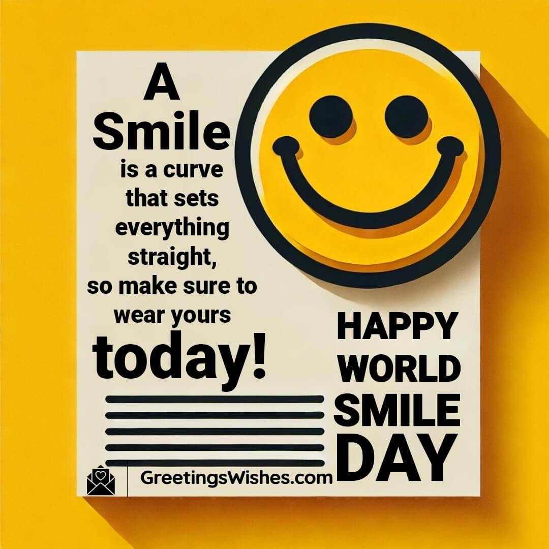 Smile Curve World Smile Day Image