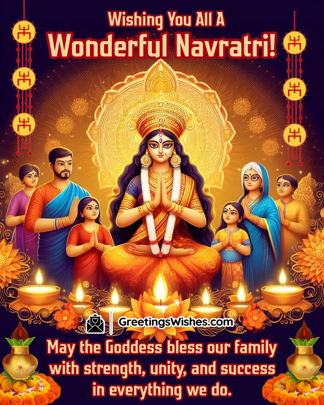 Wonderful Navratri Wishes For Family