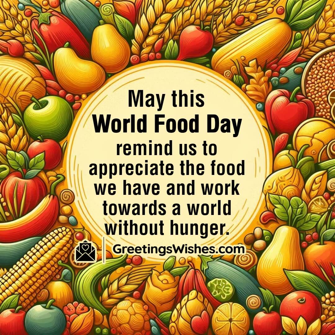 World Food Day Greetings