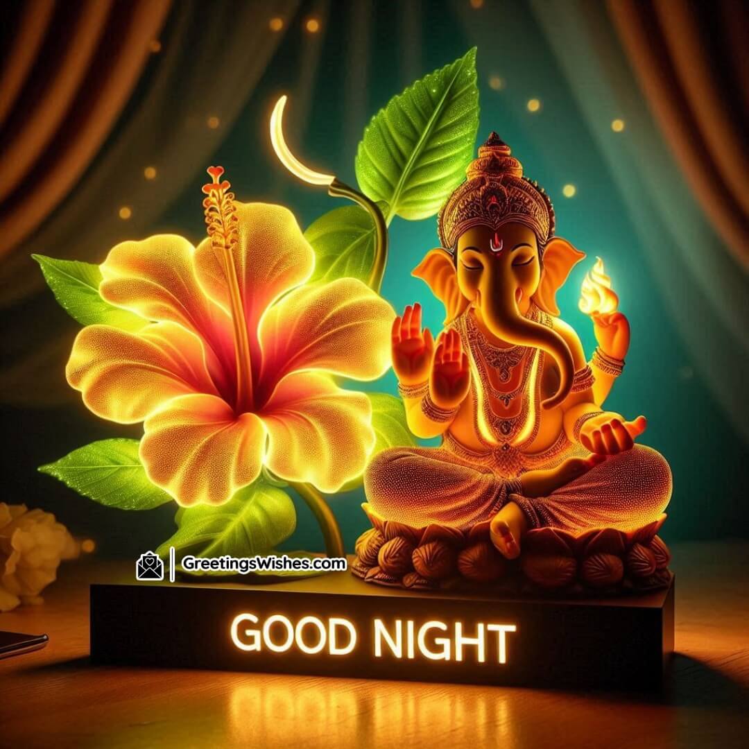 Divine Protection Good Night Ganesha