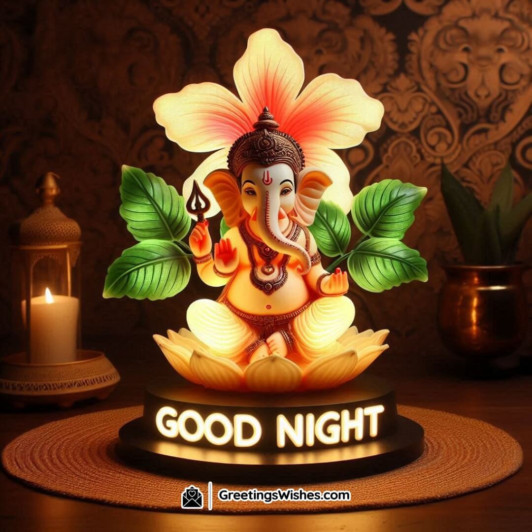 Good Night Ganesha Blessings For Restful Sleep